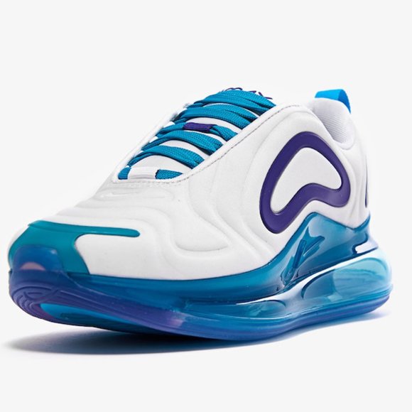 Nike Air Max 720 White Purple Spirit Teal Running - Picture 2 of 11